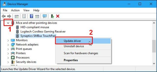 Synaptics touchpad driver как пользоваться